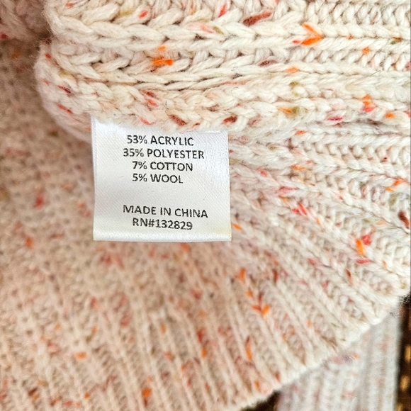 Tularosa cropped turtleneck sweater S XS - Picture 3 of 4